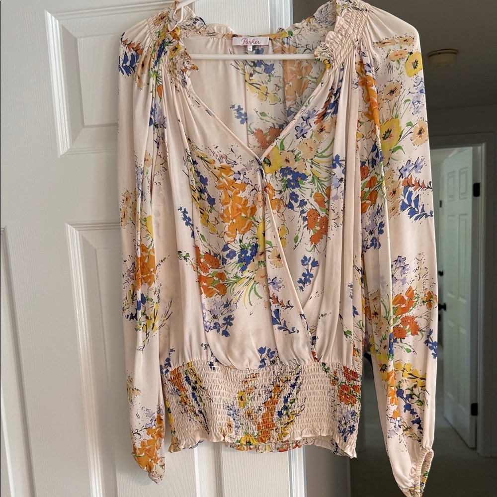 Parker Multicolor Floral Blouse